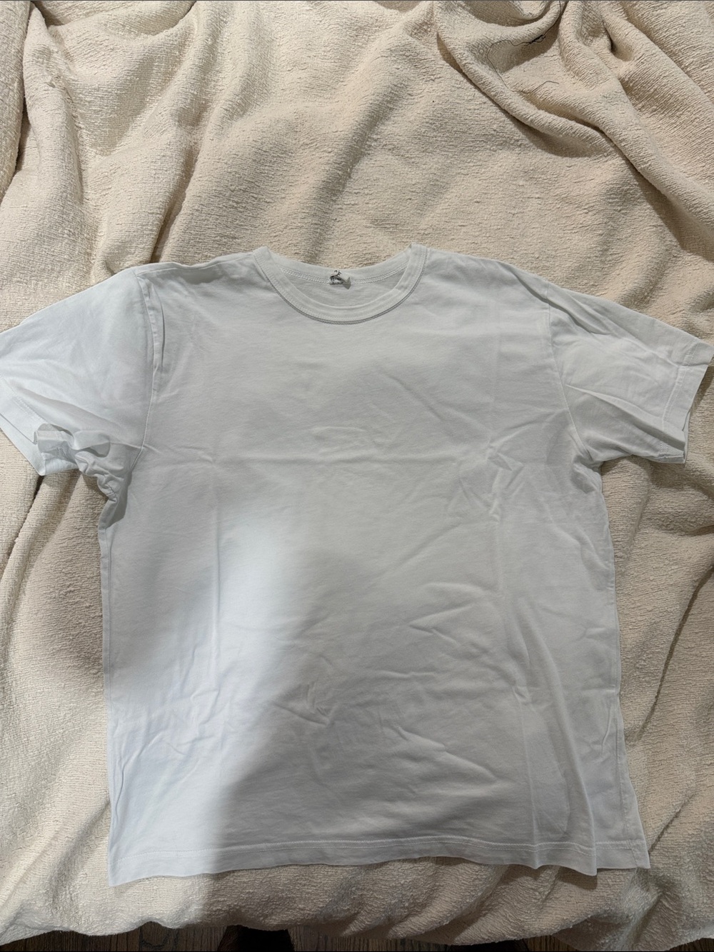 3Sixteen Men's White Pima Crew Neck Tee